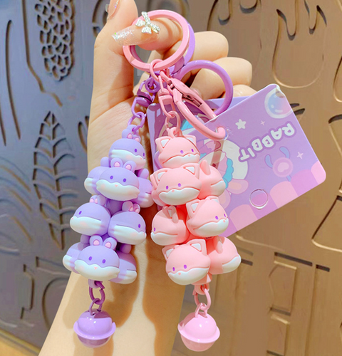 Fox Dream Jenga Keychain