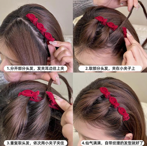 Three Hair Clip Fish
