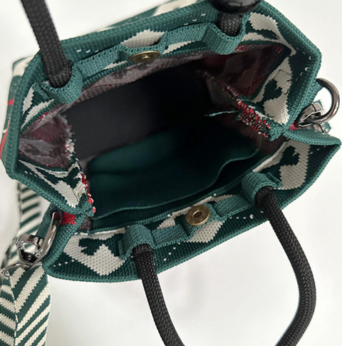 Versatile Minimalist Knit Shoulder Purse