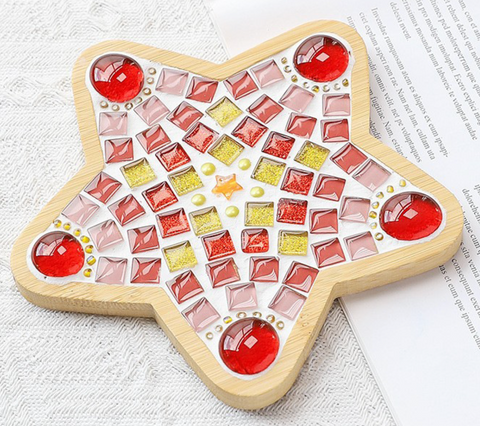 Star Mosaic Plate DIY