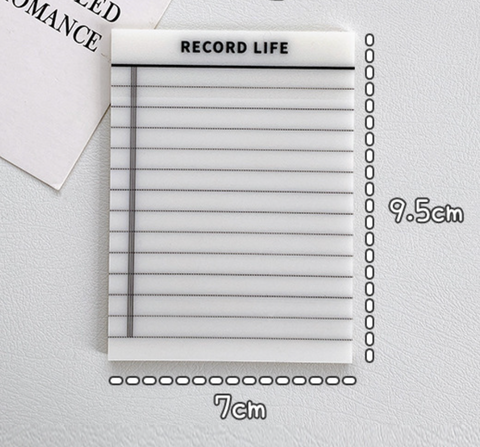 Translucent PET Sticky Note