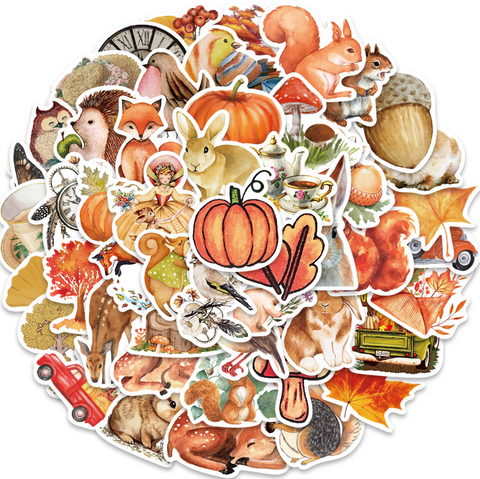 Country Animals 50 pc Vinyl Sticker Pack