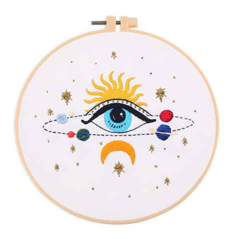 All Seeing Eye Embroidery DIY 20cm