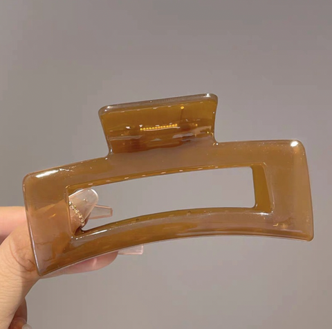 Square Shell Hair Claw Clip