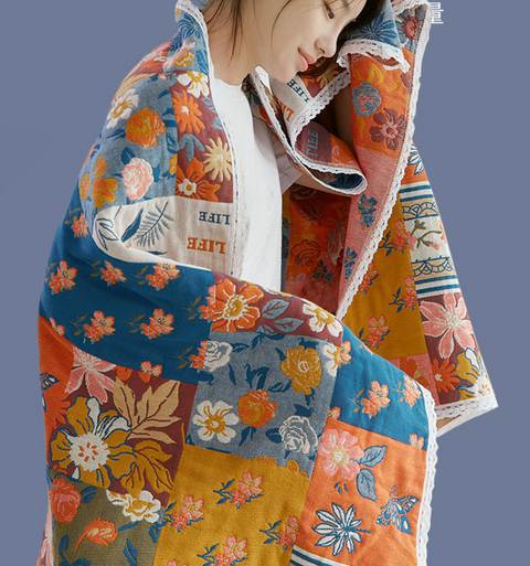 Rhine Cotton Towel Blanket 90x180cm