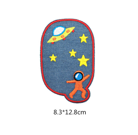 Out of this World Jean Embroidered Badge Set