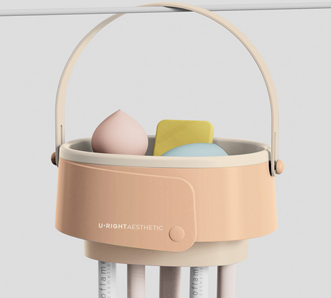 Makeup Brush Cleaner and Stand