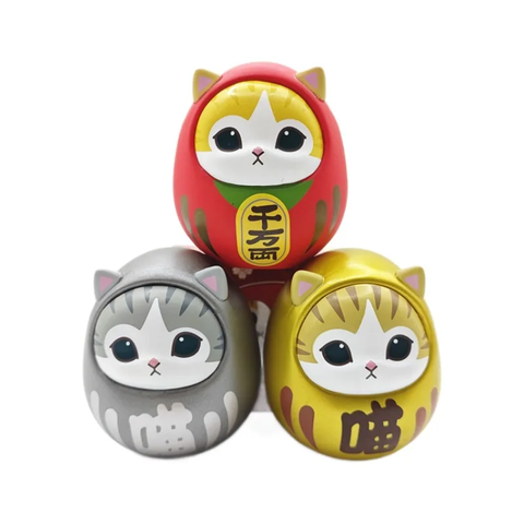Cat Daruma Statue
