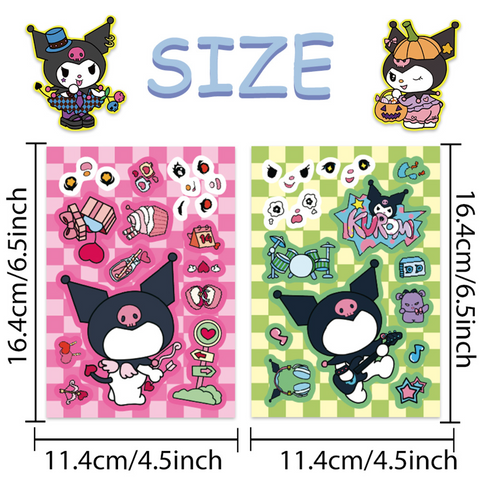 Kuromi Collage Stickers 8 Pack