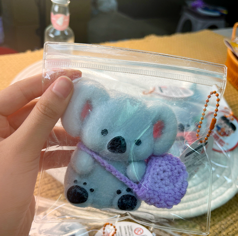 Fuzzy Koala in Package Squishy