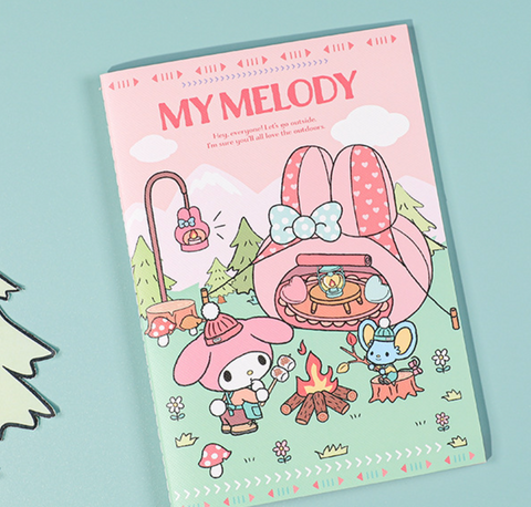 Sanrio Camping A5 Lined Notebook