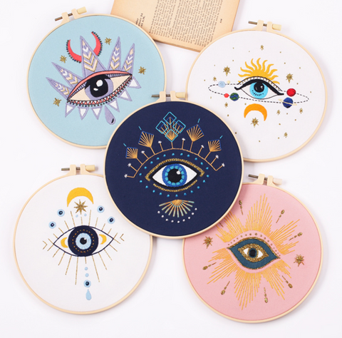All Seeing Eye Embroidery DIY 20cm