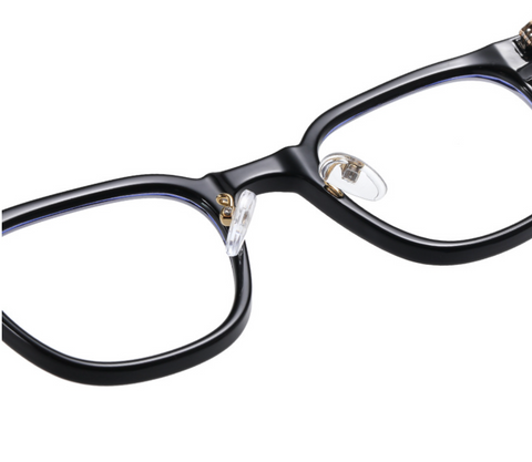 Square Frame Temple Anti Blue Glasses