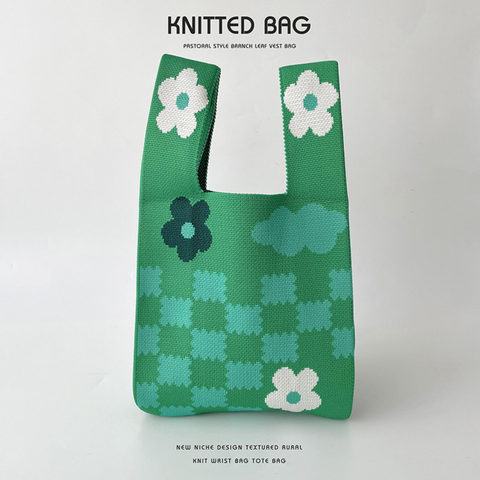Bright Knitted Bag
