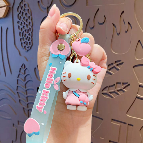 Sanrio Peaches Keychain