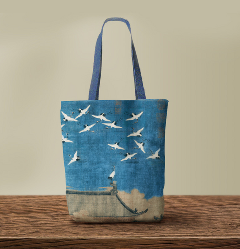 Canvas Tote Bag - Song Dynasty Cranes