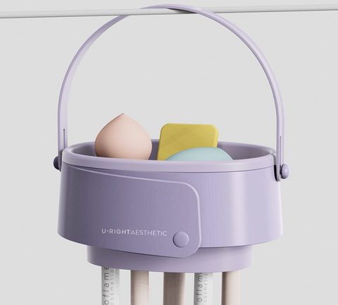 Makeup Brush Cleaner and Stand