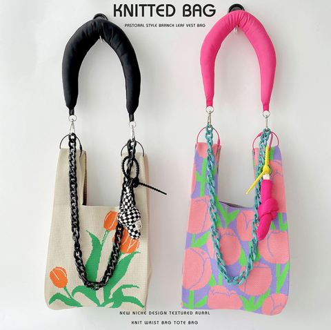 Bright Knitted Bag