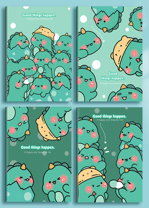 Good Things Happen Dino B5 Notebook