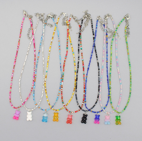 Gummy Bear Colorful Necklace