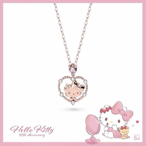Heart KT Rose Gold Necklace