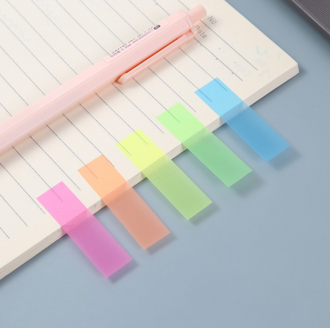 Pull Out Transparent Tabs Sticky Note