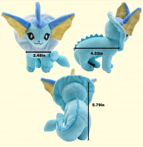 Vaporeon Pokemon Small Pokemon 20cm