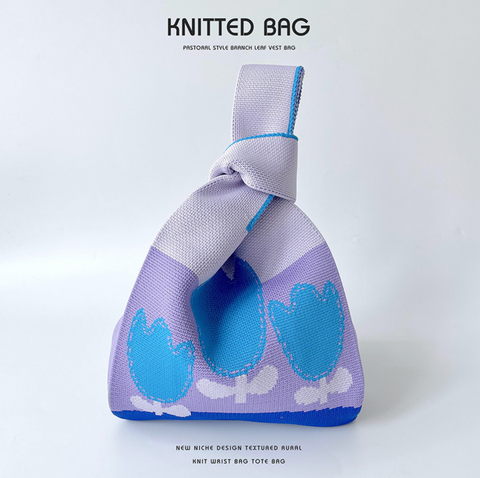 Bright Knitted Bag