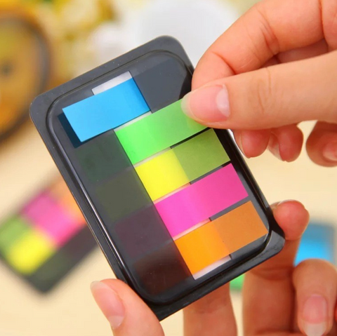 Pull Out Transparent Tabs Sticky Note
