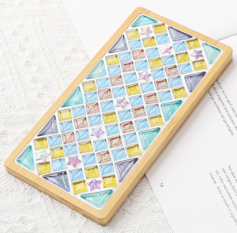 Rectangle Mosaic Plate DIY