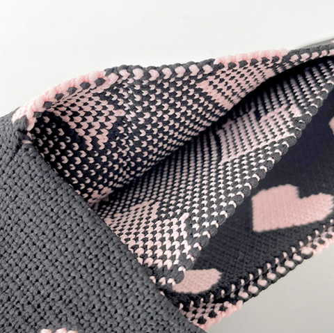 Heart Knit Bag