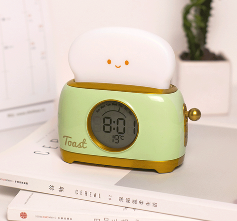 Toast Nightlight Alarm Clock