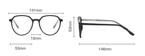 Retro Glasses Anti Blue Light