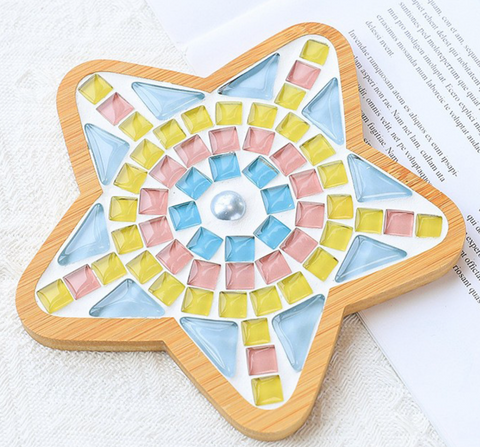 Star Mosaic Plate DIY