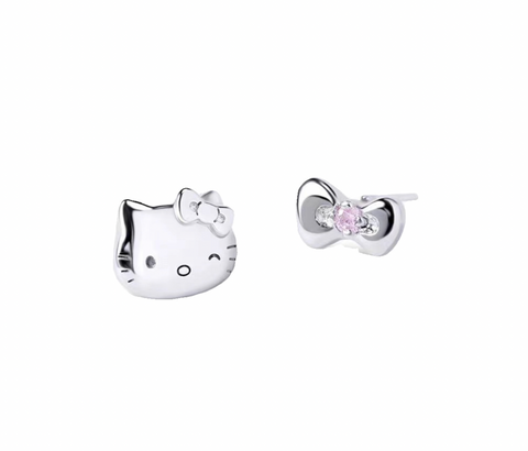 KT Pink Bow Earring