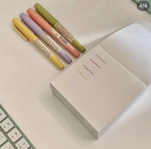 Square Brick Sticky Notes