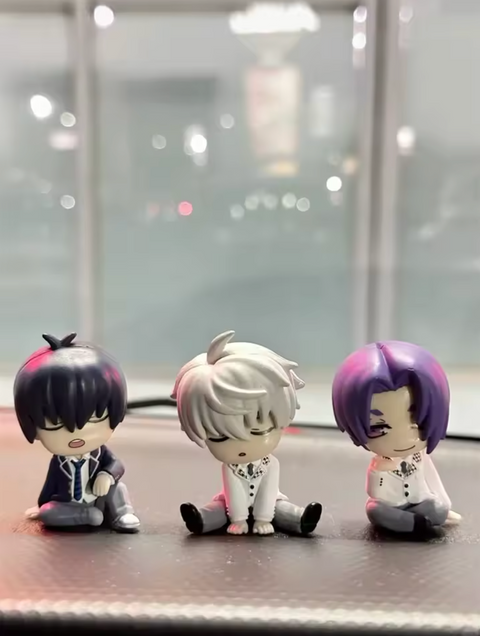 Blue Prison Statues