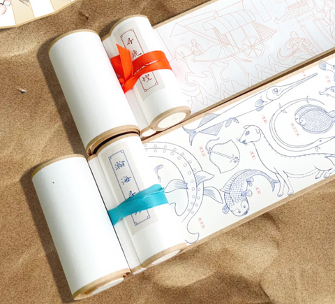 Feile Mini Scroll Watercolor