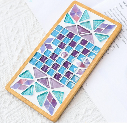 Rectangle Mosaic Plate DIY