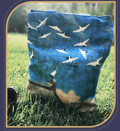 Canvas Tote Bag - Song Dynasty Cranes