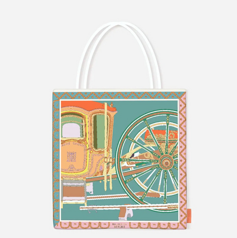 Square Spacious Canvas Tote