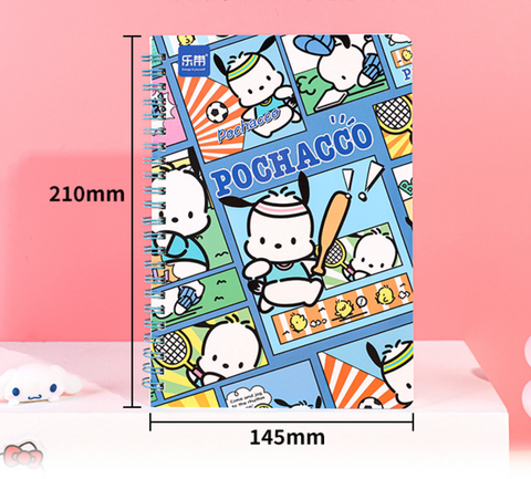 Sanrio Comic Style Spiral A5 Notebook