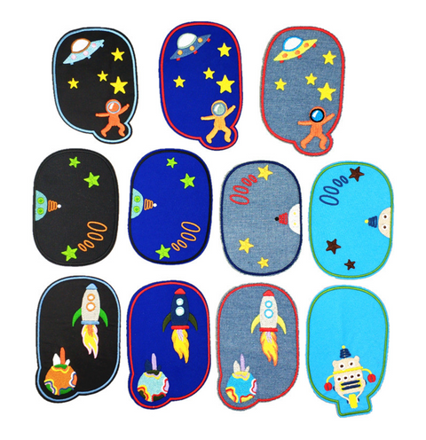 Out of this World Jean Embroidered Badge Set