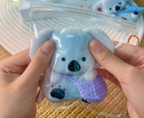 Fuzzy Koala in Package Squishy