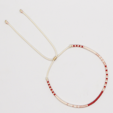 Colorful Rectangle Beads String Bracelet