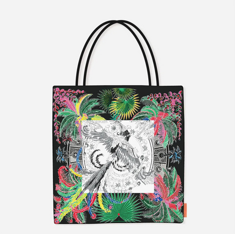 Square Spacious Canvas Tote