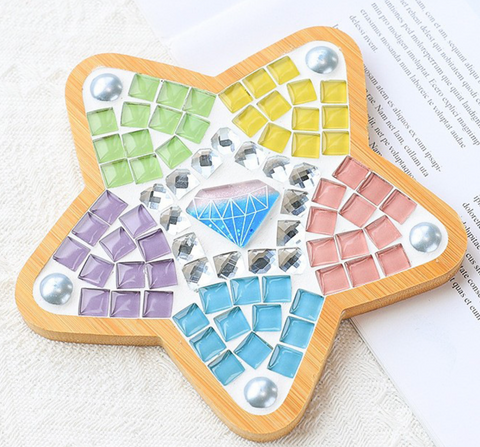 Star Mosaic Plate DIY