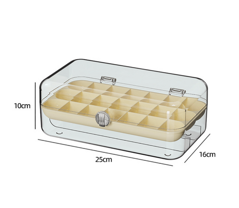 Dual Layer Transparent Jewelry Storage