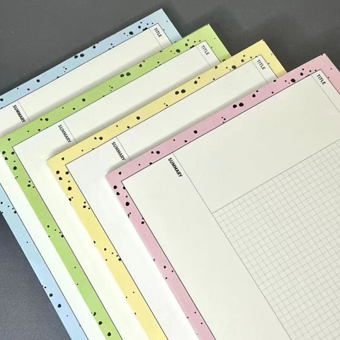 B5 Study Cornell Tearable Notepad 30pg