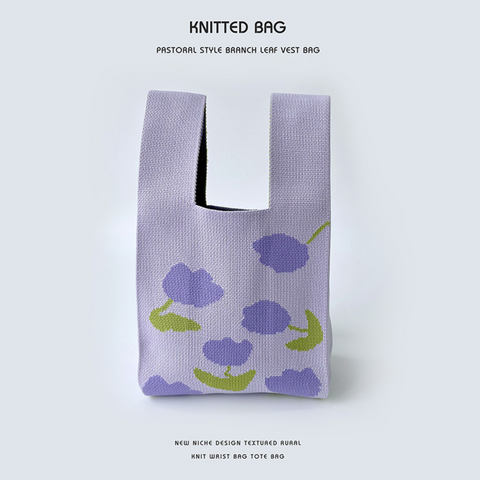 Minimalist Knitted Bag